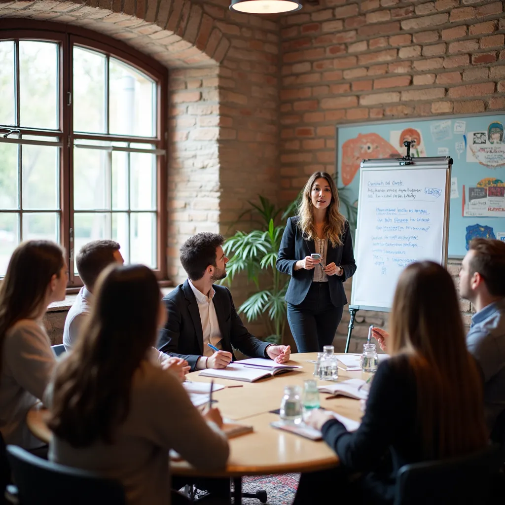 Ilustrace workshopu zaměřeného na finanční gramotnost.